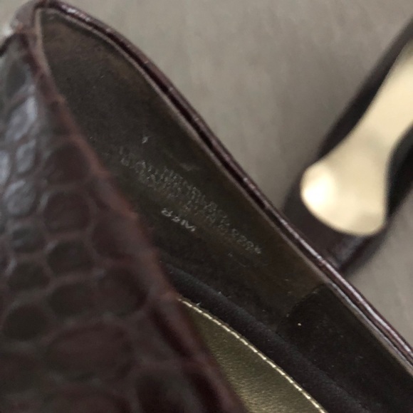 Nine West | Brown Embossed Pumps - Picture 5 of 6